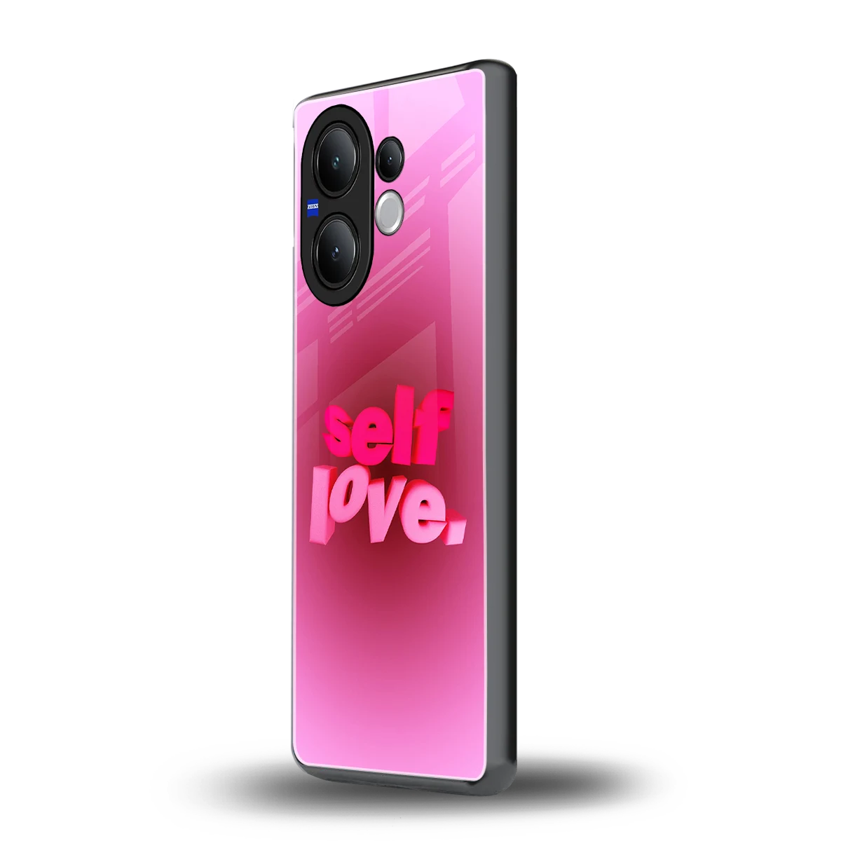 Self Love Aesthetic vivo v60 mobile cover | shockproof glass phone case