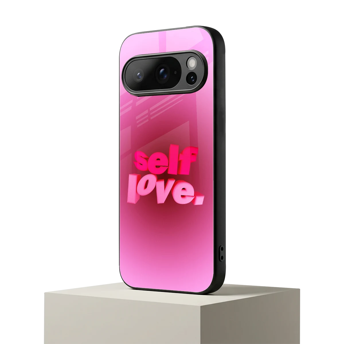Self Love Aesthetic google pixel 10 pro mobile cover | shockproof glass phone case