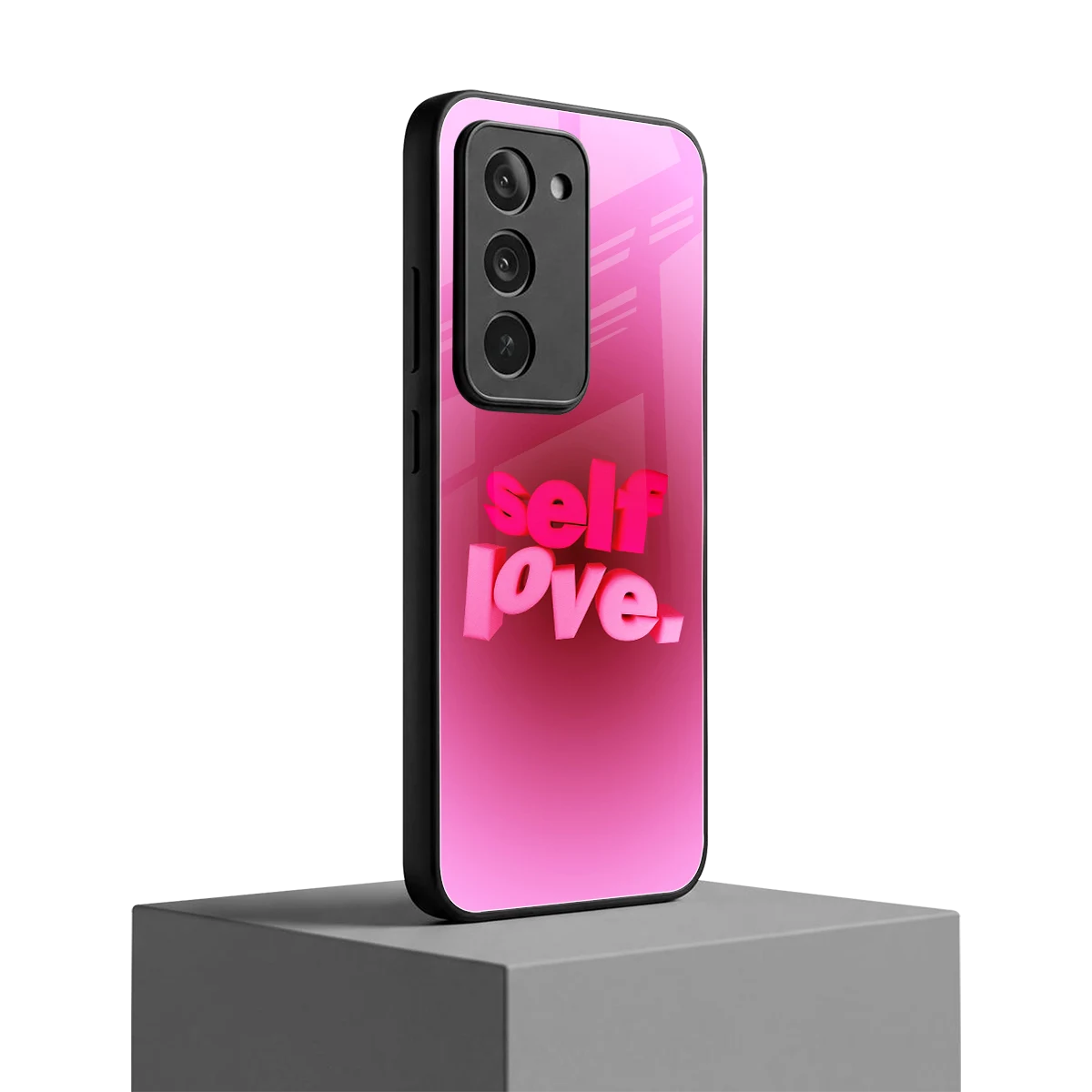 Self Love Aesthetic redmi 15 5g mobile cover | shockproof glass phone case