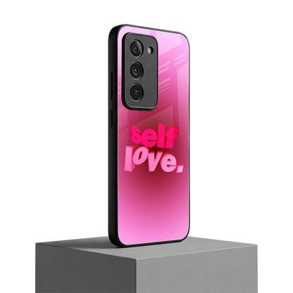 Self Love Aesthetic redmi 15 5g mobile cover | shockproof glass phone case