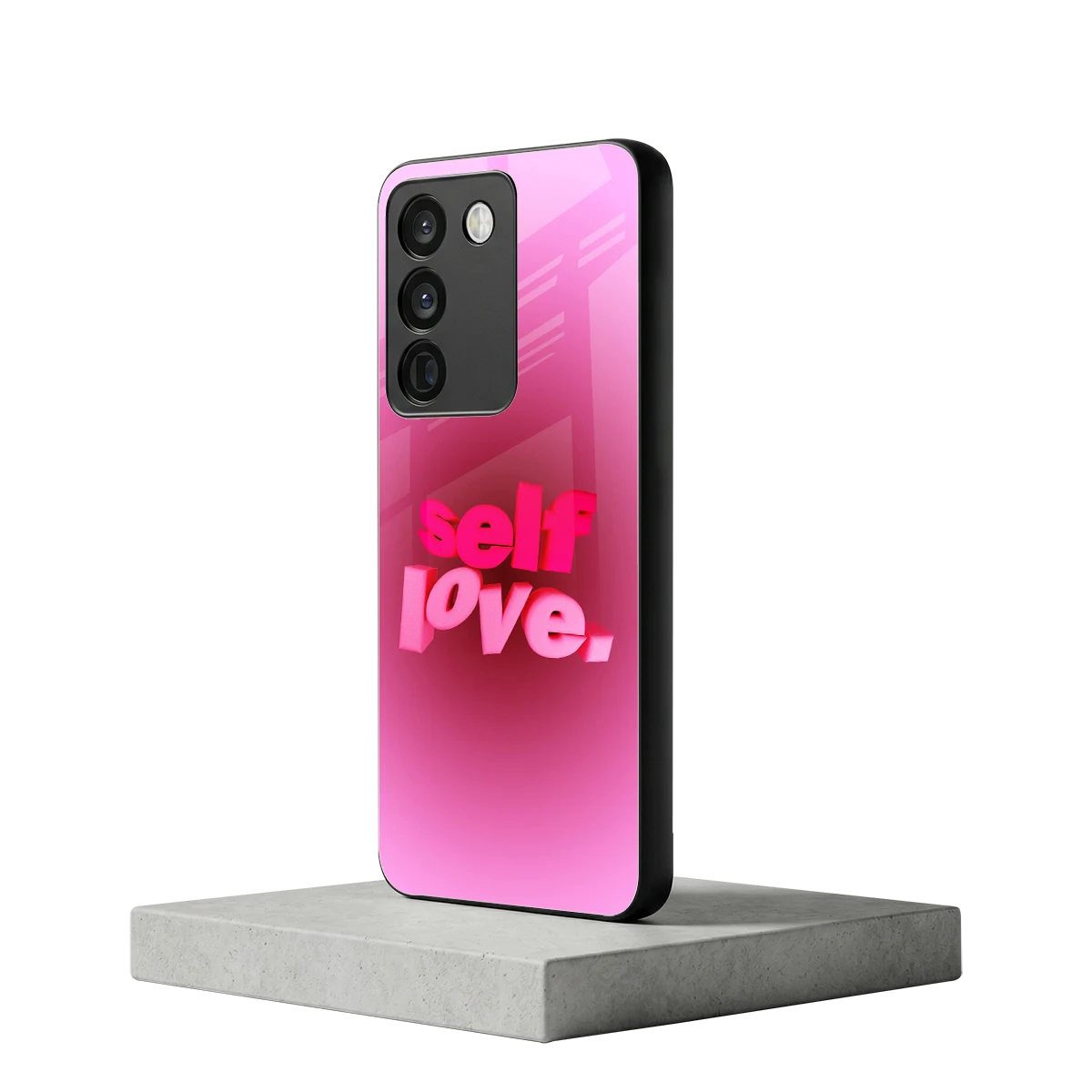 Self Love Aesthetic vivo y200 5g mobile cover | shockproof glass phone case