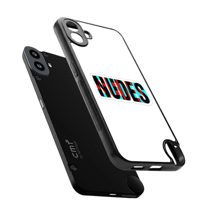 Send Pics sleek cmf nothing phone 1 cover with tempered glass back and TPU edges