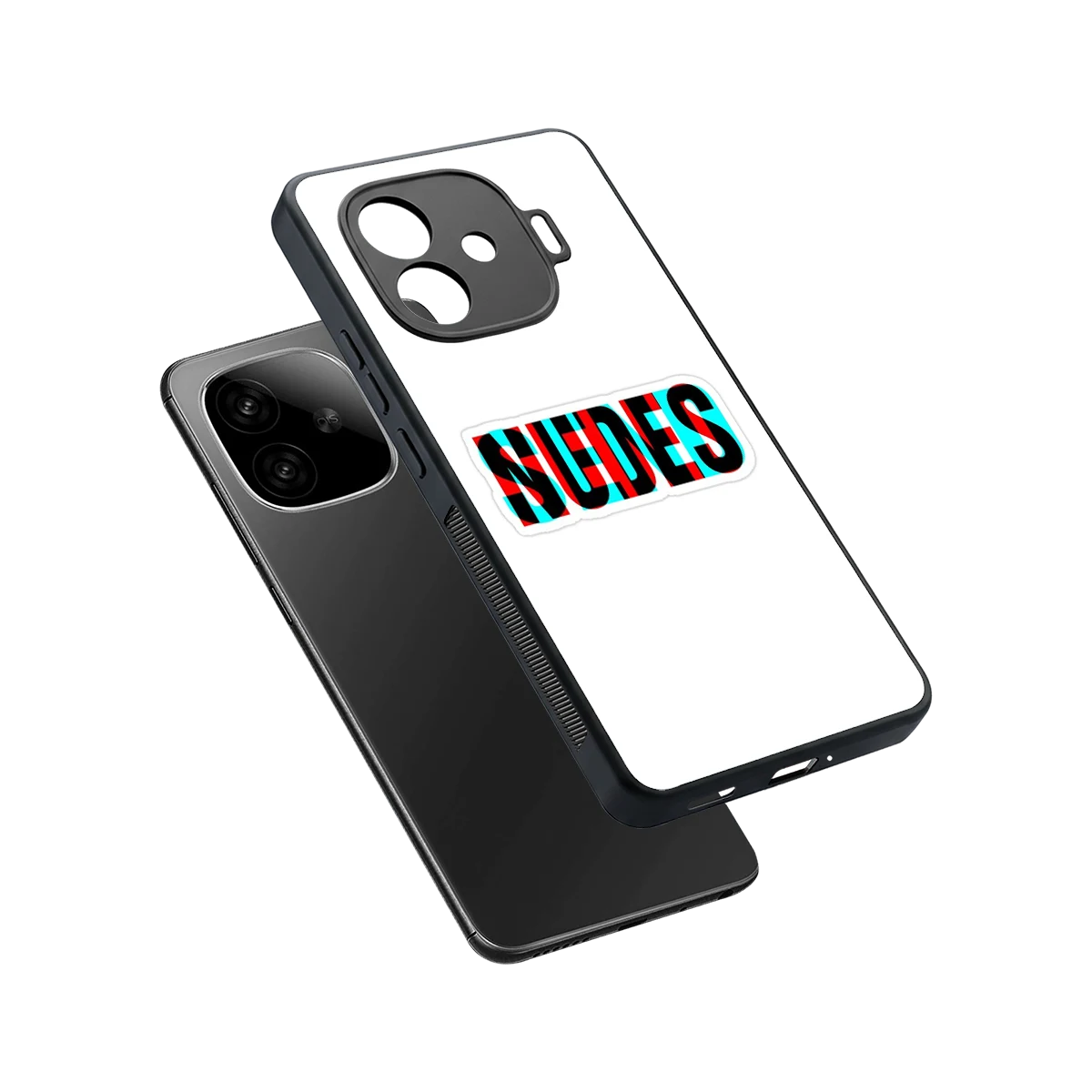 Send Pics sleek iqoo neo 10r 5g cover with tempered glass back and TPU edges