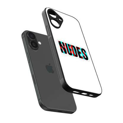 Send Pics sleek iphone 16 plus cover with tempered glass back and TPU edges