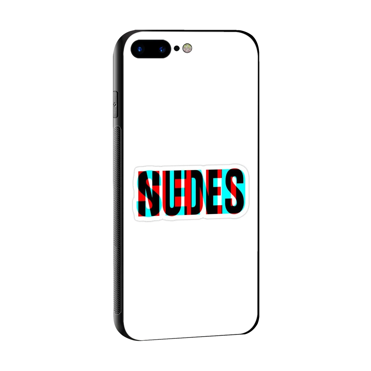 Send Pics sleek iphone 8 plus cover with tempered glass back and TPU edges