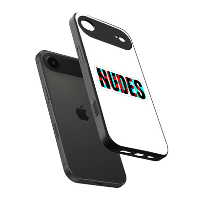 Send Pics sleek iphone air cover with tempered glass back and TPU edges
