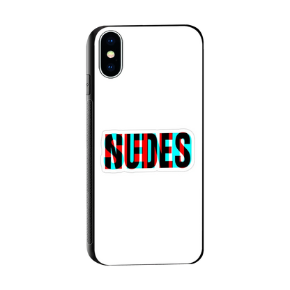 Send Pics sleek iphone xs cover with tempered glass back and TPU edges