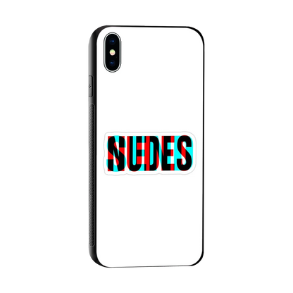 Send Pics sleek iphone xs max cover with tempered glass back and TPU edges