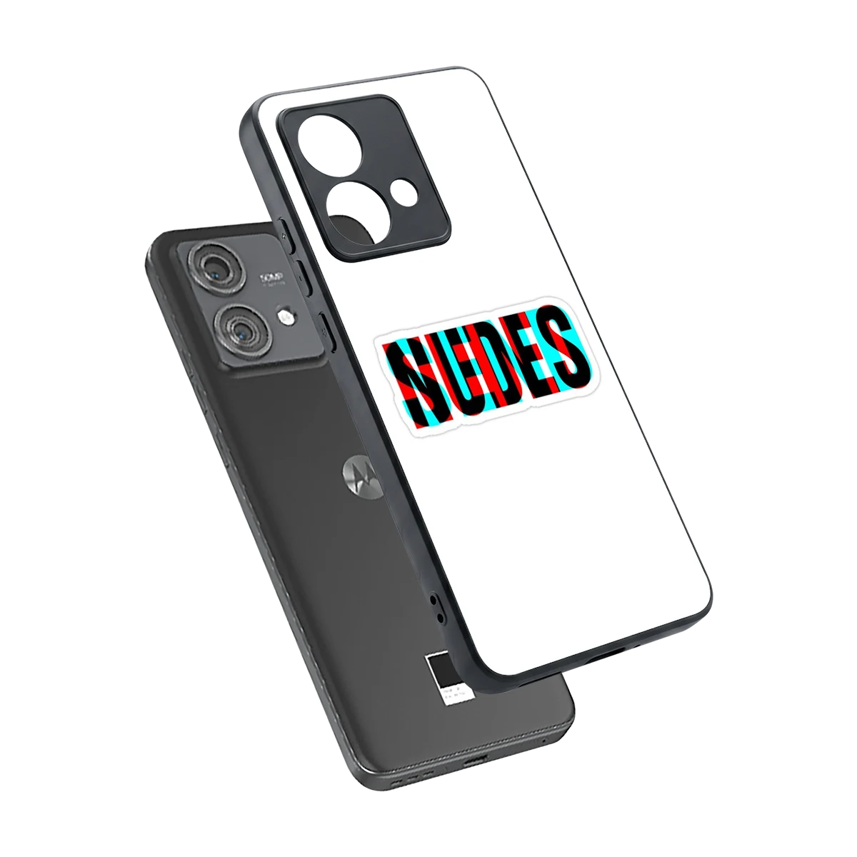 Send Pics sleek motorola edge 40 neo 5g cover with tempered glass back and TPU edges