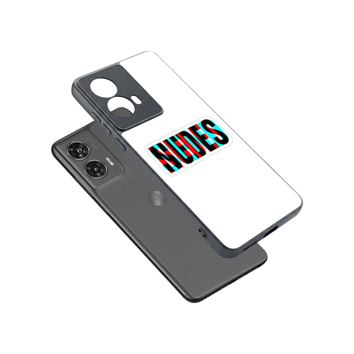 Send Pics sleek motorola edge 50 fusion cover with tempered glass back and TPU edges