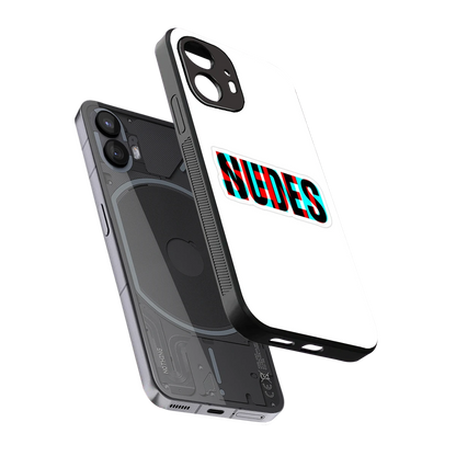 Send Pics sleek nothing phone 2 cover with tempered glass back and TPU edges