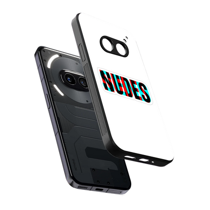 Send Pics sleek nothing phone 2a cover with tempered glass back and TPU edges