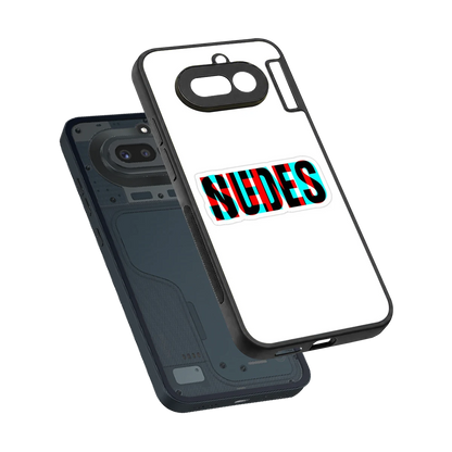 Send Pics sleek nothing phone 4a cover with tempered glass back and TPU edges