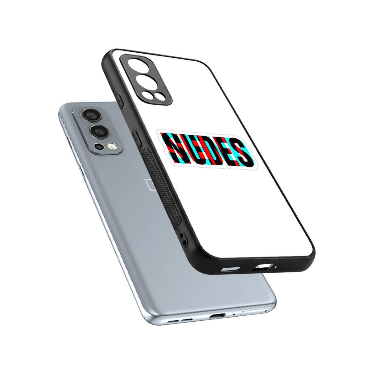 Send Pics sleek oneplus nord 2 cover with tempered glass back and TPU edges