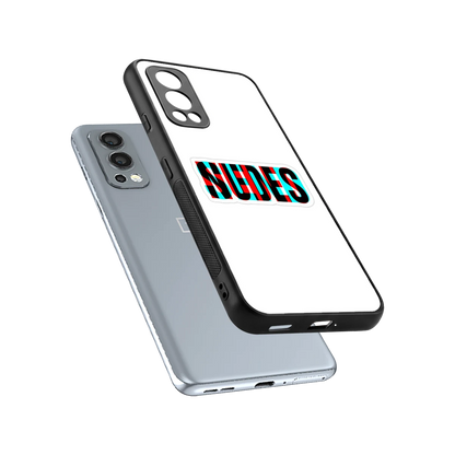 Send Pics sleek oneplus nord 2 cover with tempered glass back and TPU edges