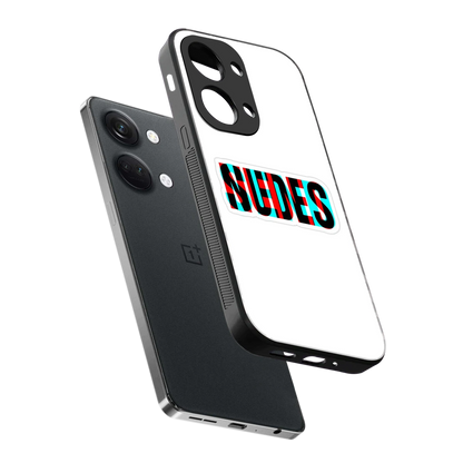 Send Pics sleek oneplus nord 3 cover with tempered glass back and TPU edges