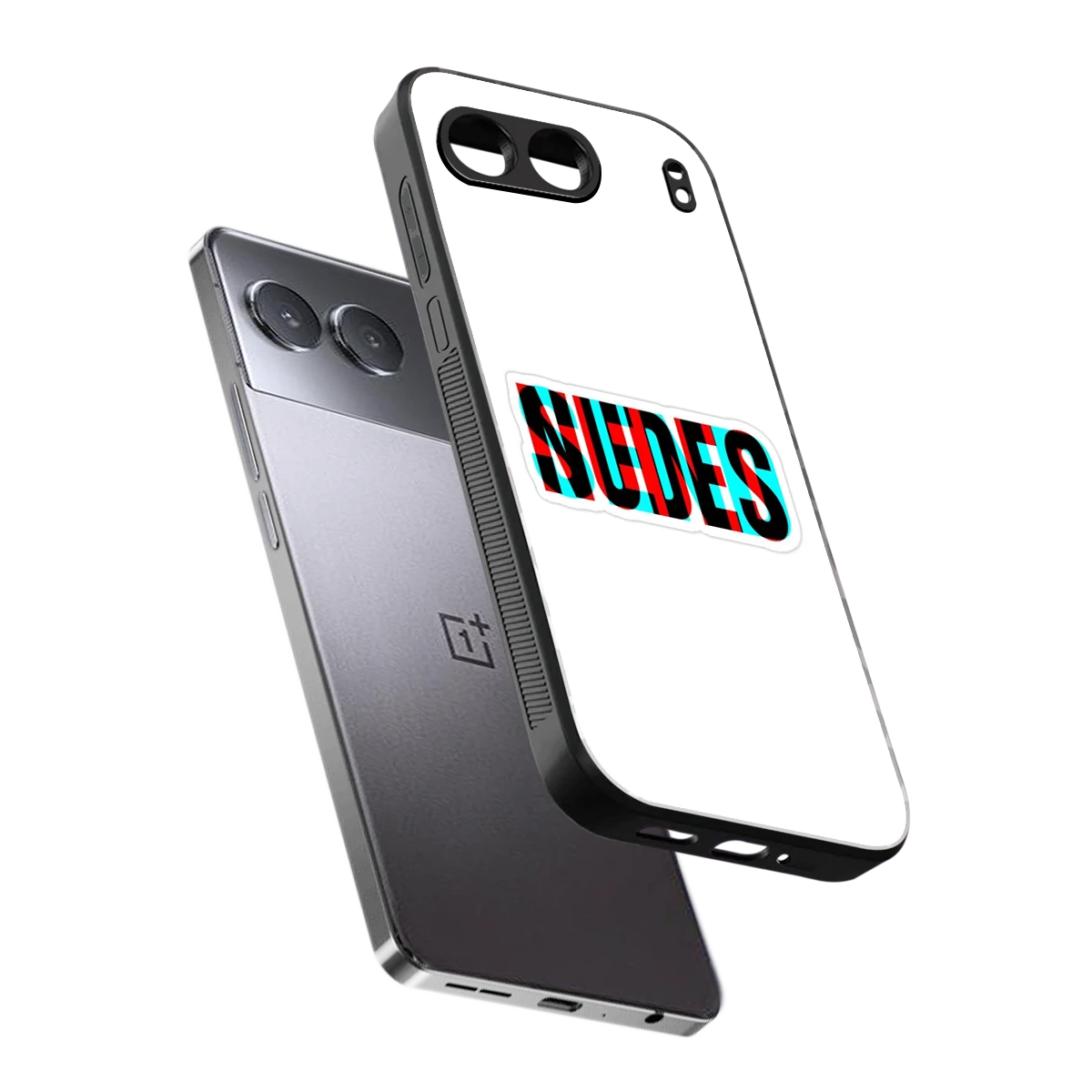Send Pics sleek oneplus nord 4 cover with tempered glass back and TPU edges