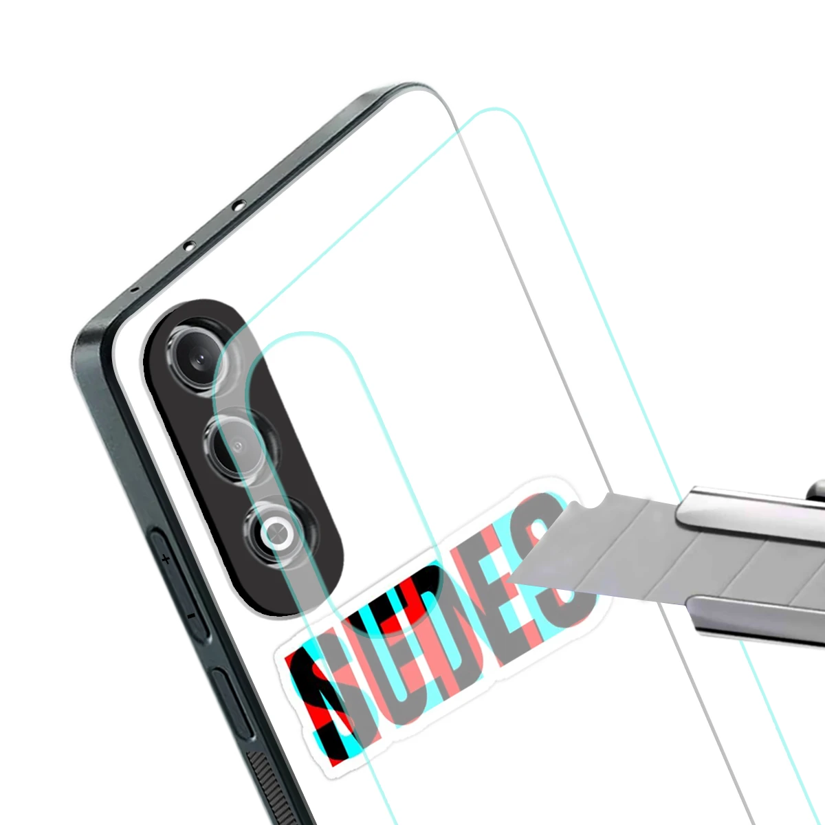 Send Pics stylish phone case for oneplus nord ce 4 | glossy glass and slim fit