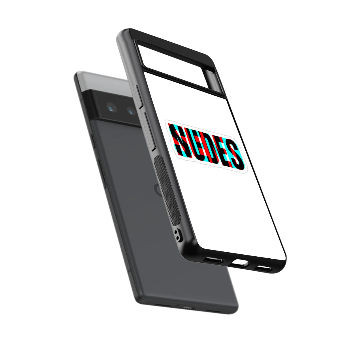 Send Pics sleek google pixel 6 pro cover with tempered glass back and TPU edges