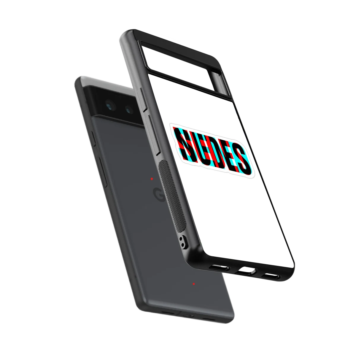 Send Pics sleek google pixel 6a cover with tempered glass back and TPU edges