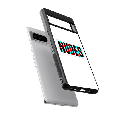 Send Pics sleek google pixel 8 pro cover with tempered glass back and TPU edges