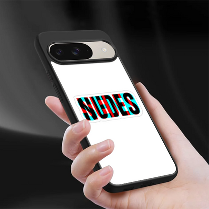 Send Pics sleek google pixel 9 cover with tempered glass back and TPU edges