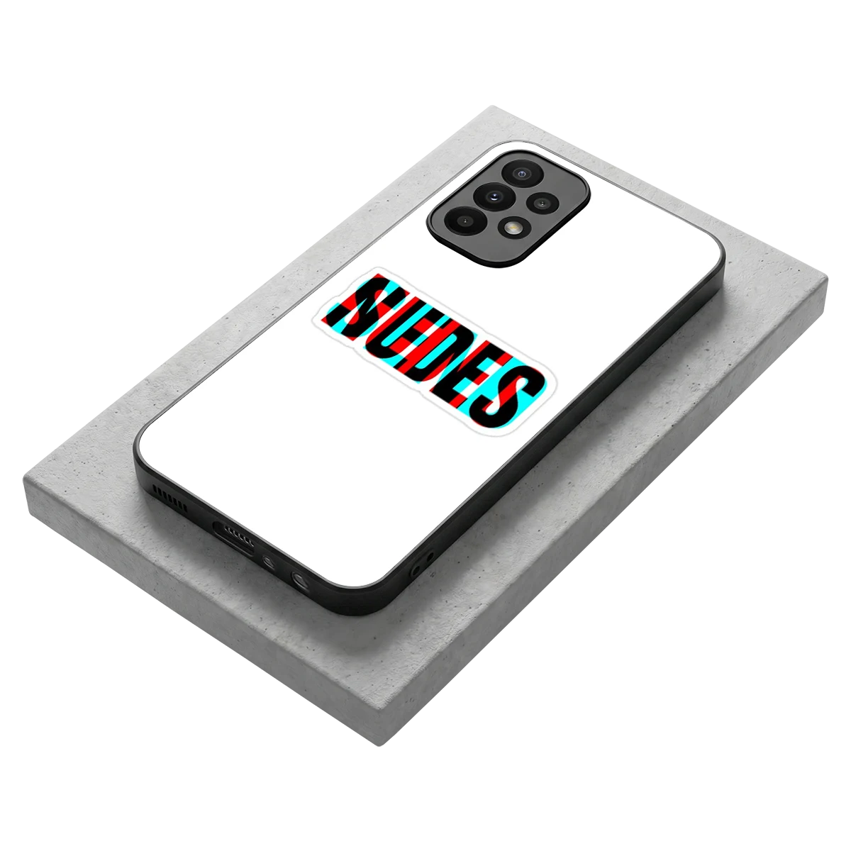 Send Pics stylish phone case for samsung galaxy a23 | glossy glass and slim fit
