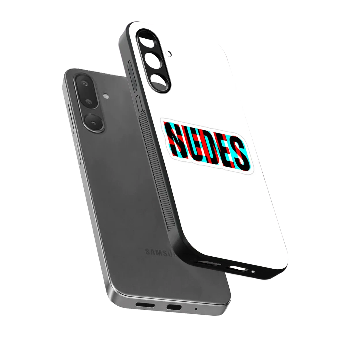 Send Pics sleek samsung galaxy m56 5g cover with tempered glass back and TPU edges
