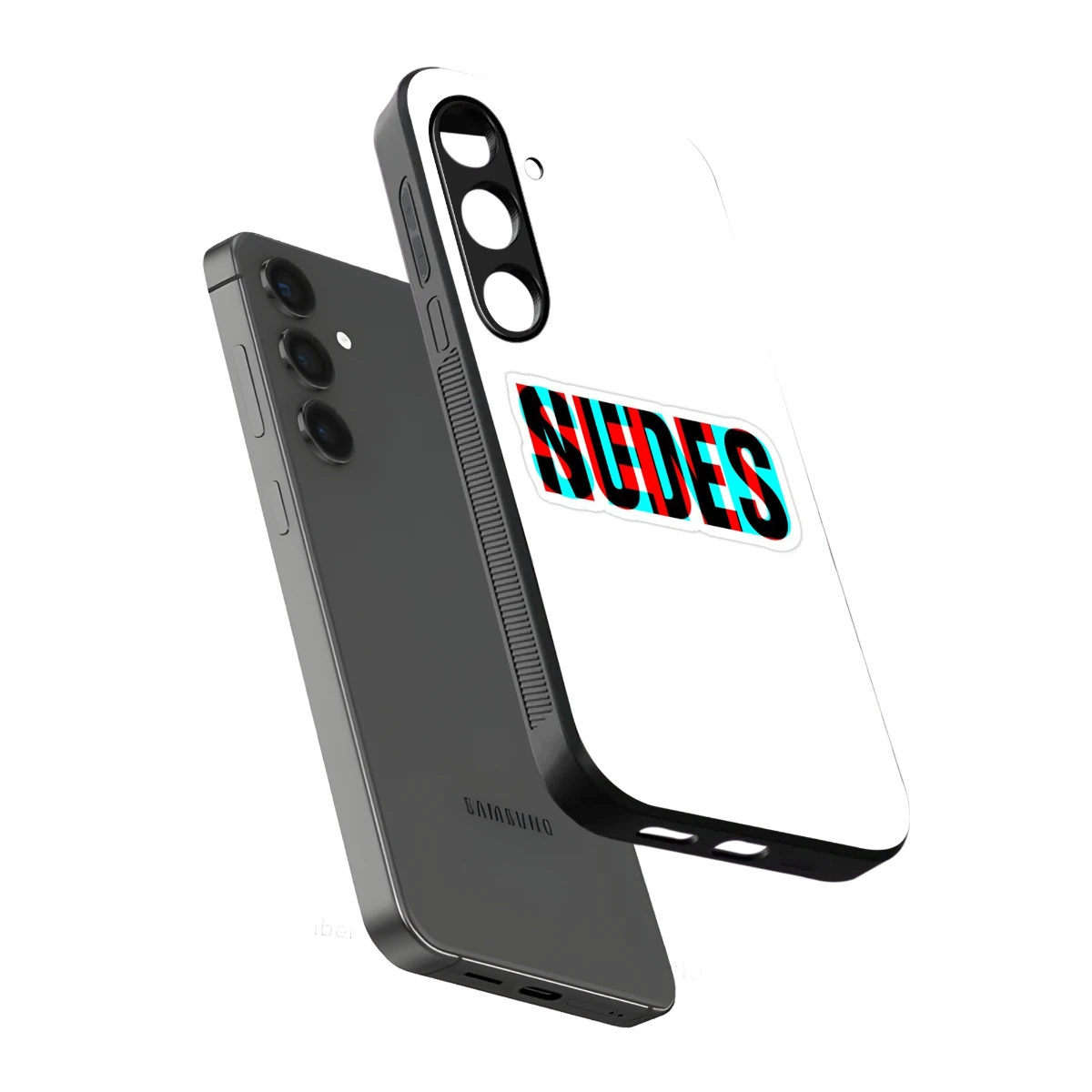 Send Pics sleek samsung galaxy s24 plus cover with tempered glass back and TPU edges