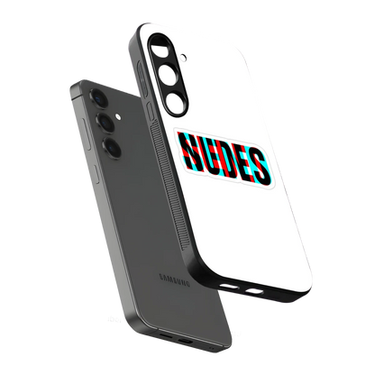 Send Pics sleek samsung galaxy s25 fe cover with tempered glass back and TPU edges