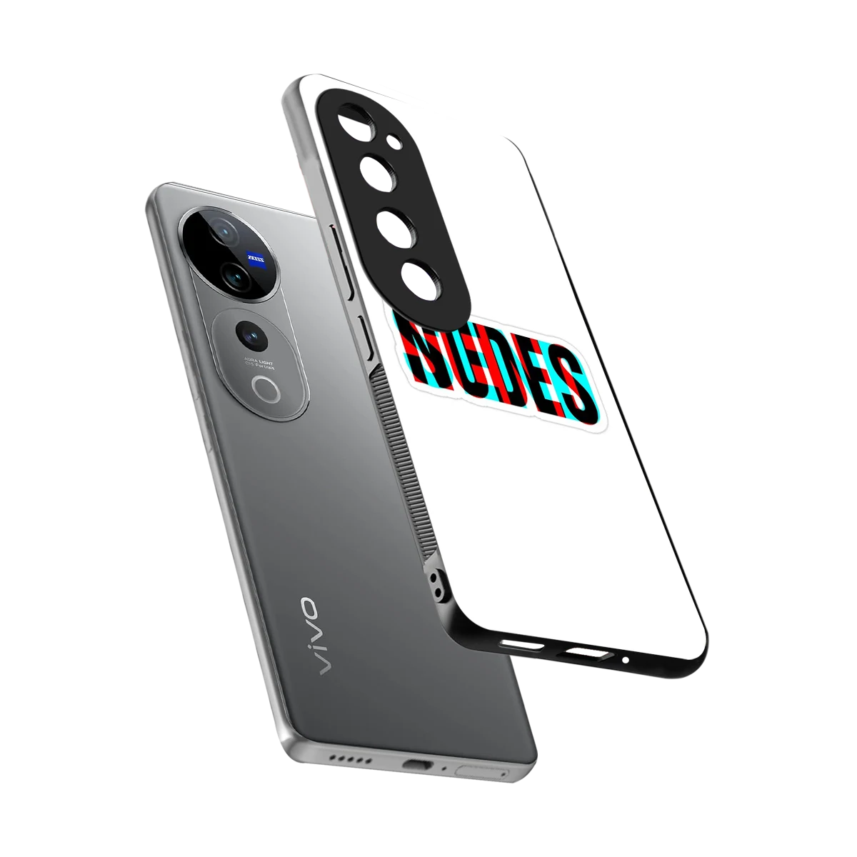 Send Pics sleek vivo v40 pro cover with tempered glass back and TPU edges