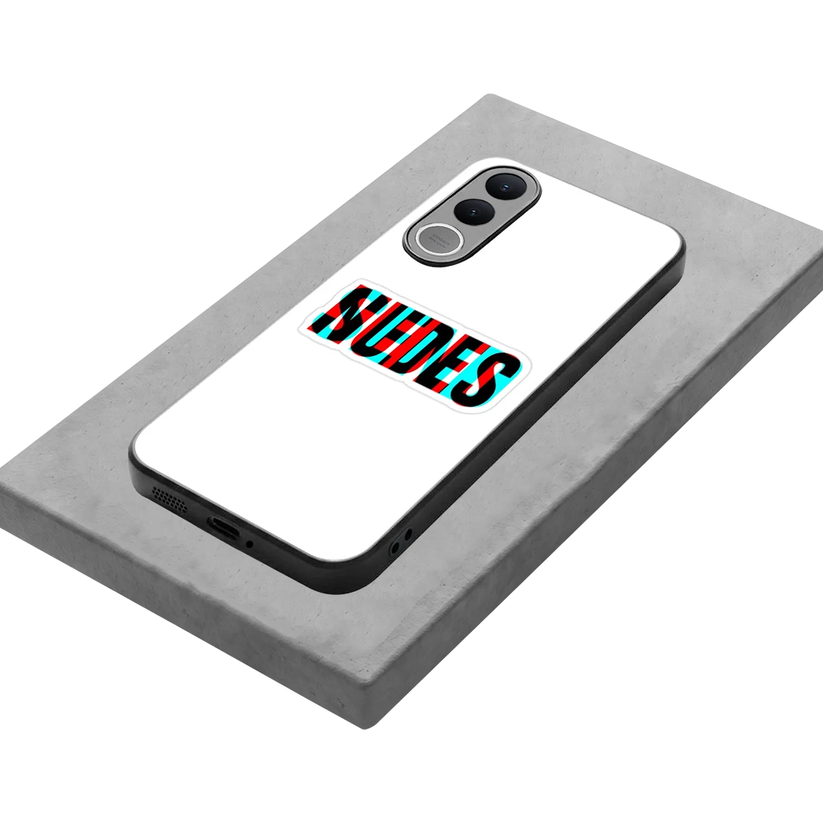 Send Pics stylish phone case for vivo v70 fe | glossy glass and slim fit