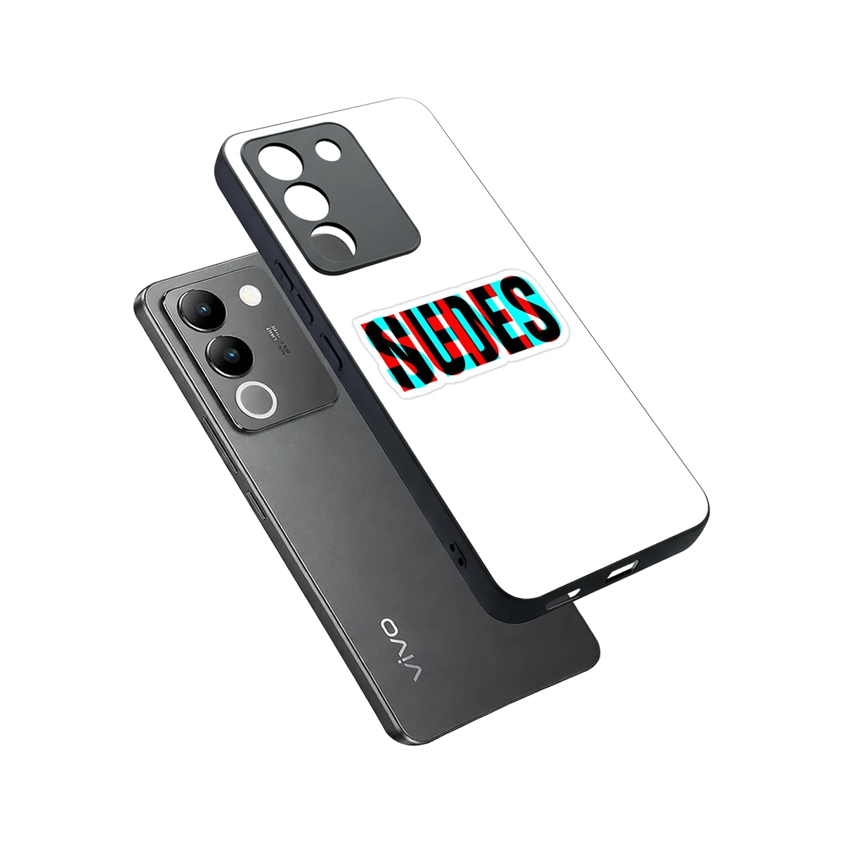 Send Pics sleek vivo y200 5g cover with tempered glass back and TPU edges