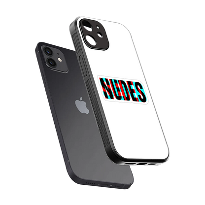 Send Pics sleek iphone 12 cover with tempered glass back and TPU edges