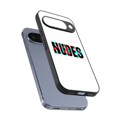 Send Pics sleek google pixel 10 cover with tempered glass back and TPU edges