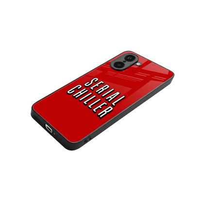 Serial Chiller stylish phone case for oneplus nord ce5 5g | glossy glass and slim fit