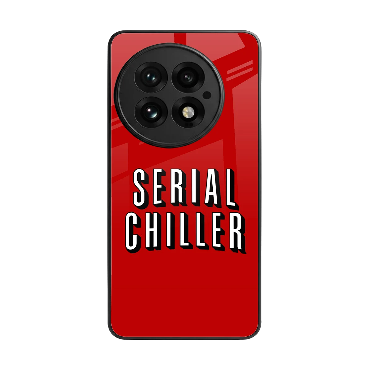Serial Chiller back phone cover | glass case for oneplus 13