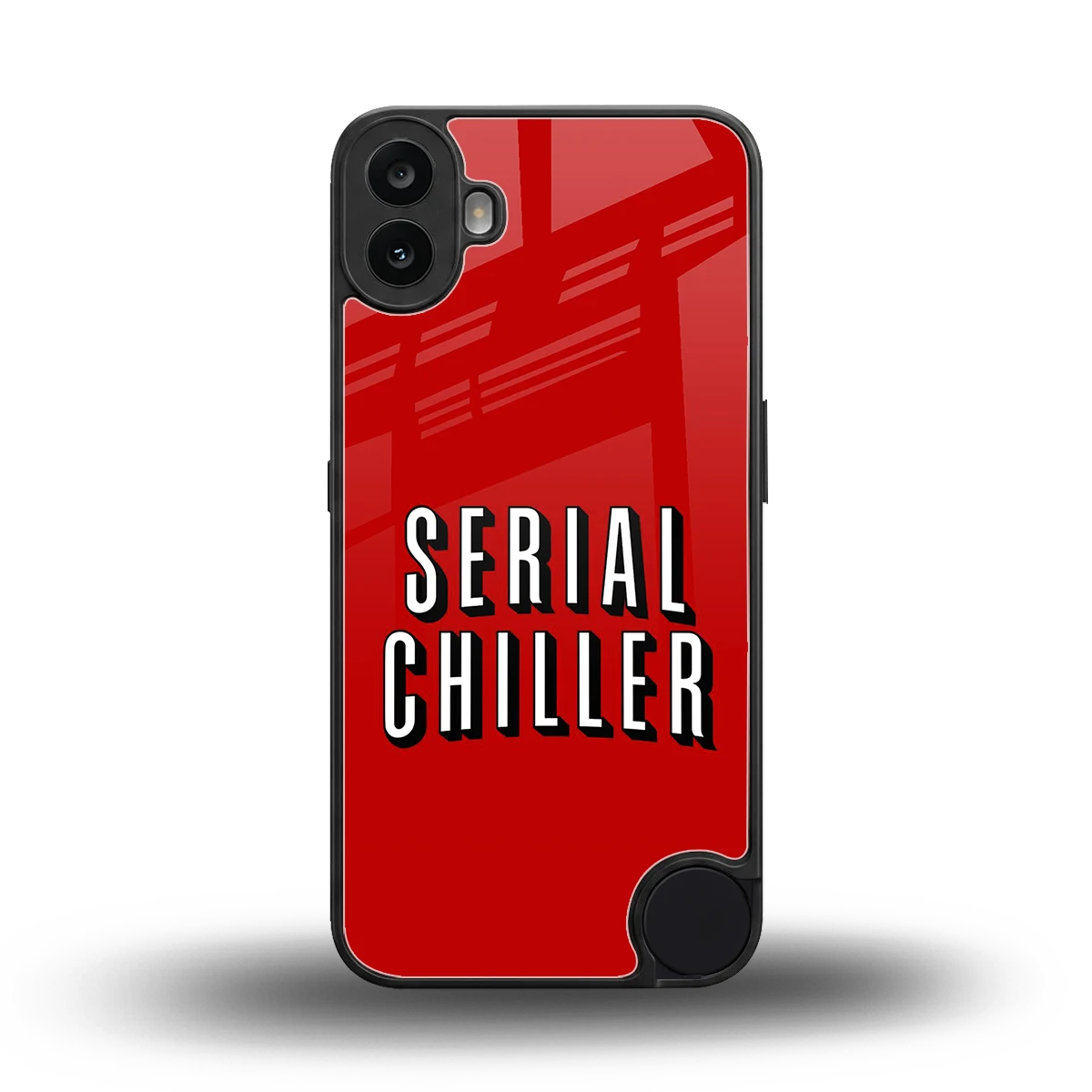 Serial Chiller back phone cover | glass case for cmf nothing phone 1