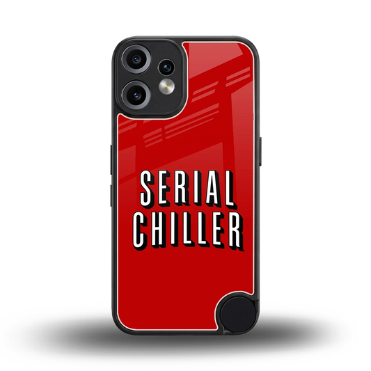Serial Chiller back phone cover | glass case for cmf nothing phone 2 pro