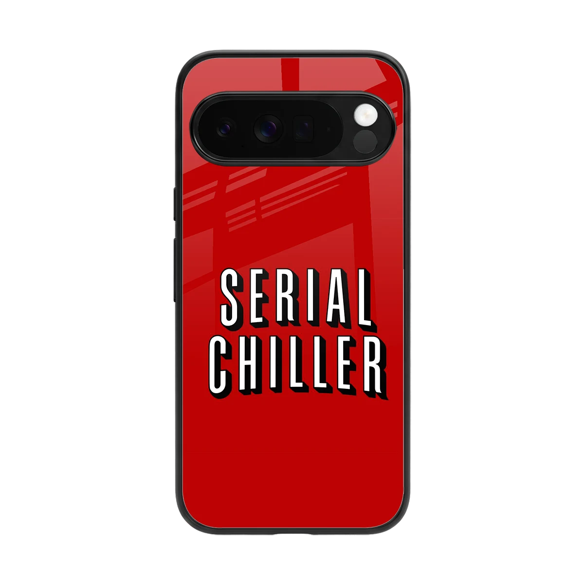 Serial Chiller back phone cover | glass case for google pixel 10 pro xl