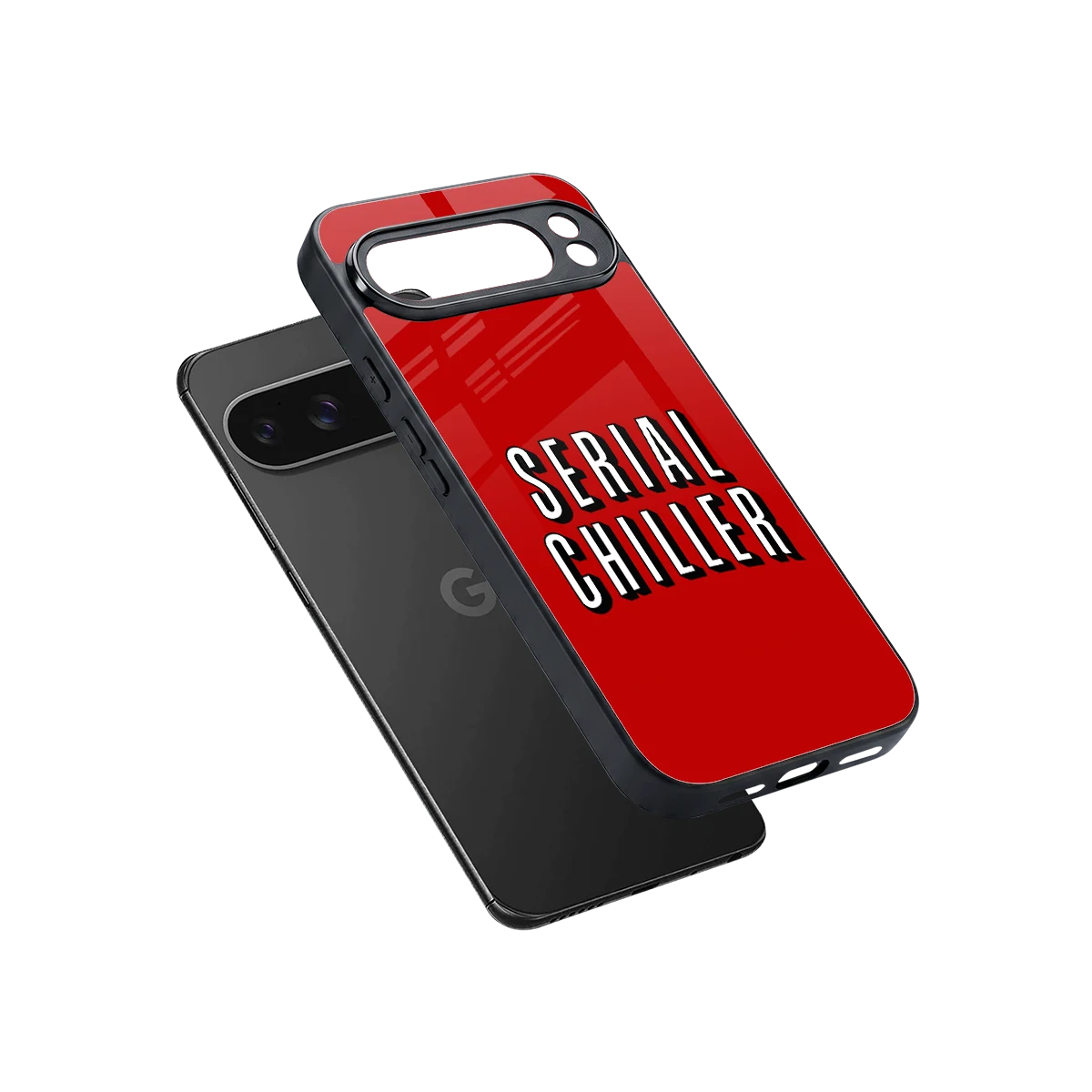 Serial Chiller sleek google pixel 10 pro xl cover with tempered glass back and TPU edges