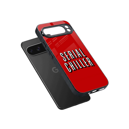 Serial Chiller sleek google pixel 10 pro xl cover with tempered glass back and TPU edges