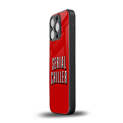 Serial Chiller iphone 13 pro mobile cover | shockproof glass phone case