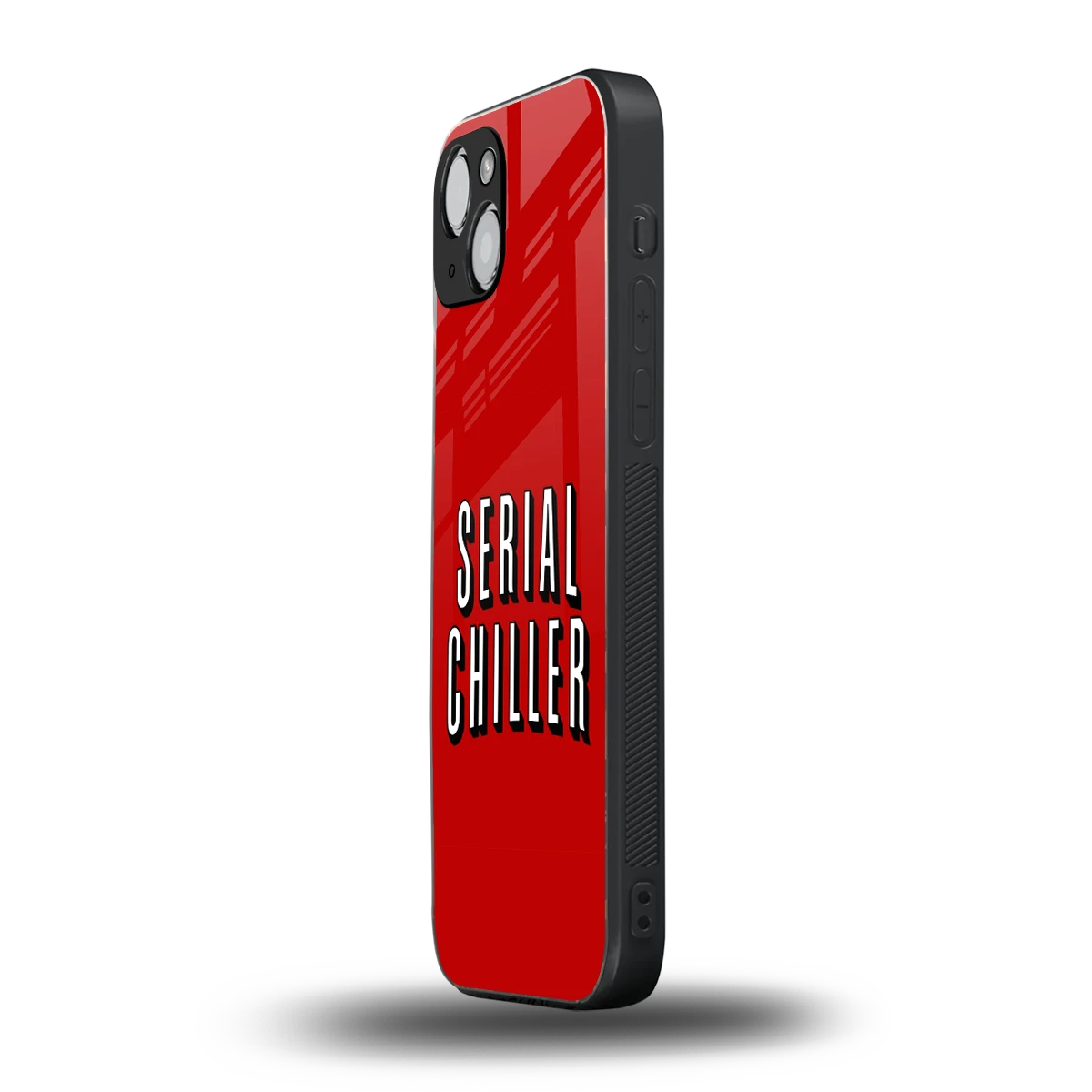 Serial Chiller iphone 15 mobile cover | shockproof glass phone case