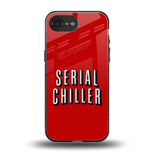 Serial Chiller back phone cover | glass case for iphone 16e