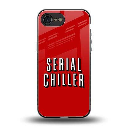 Serial Chiller back phone cover | glass case for iphone 17e