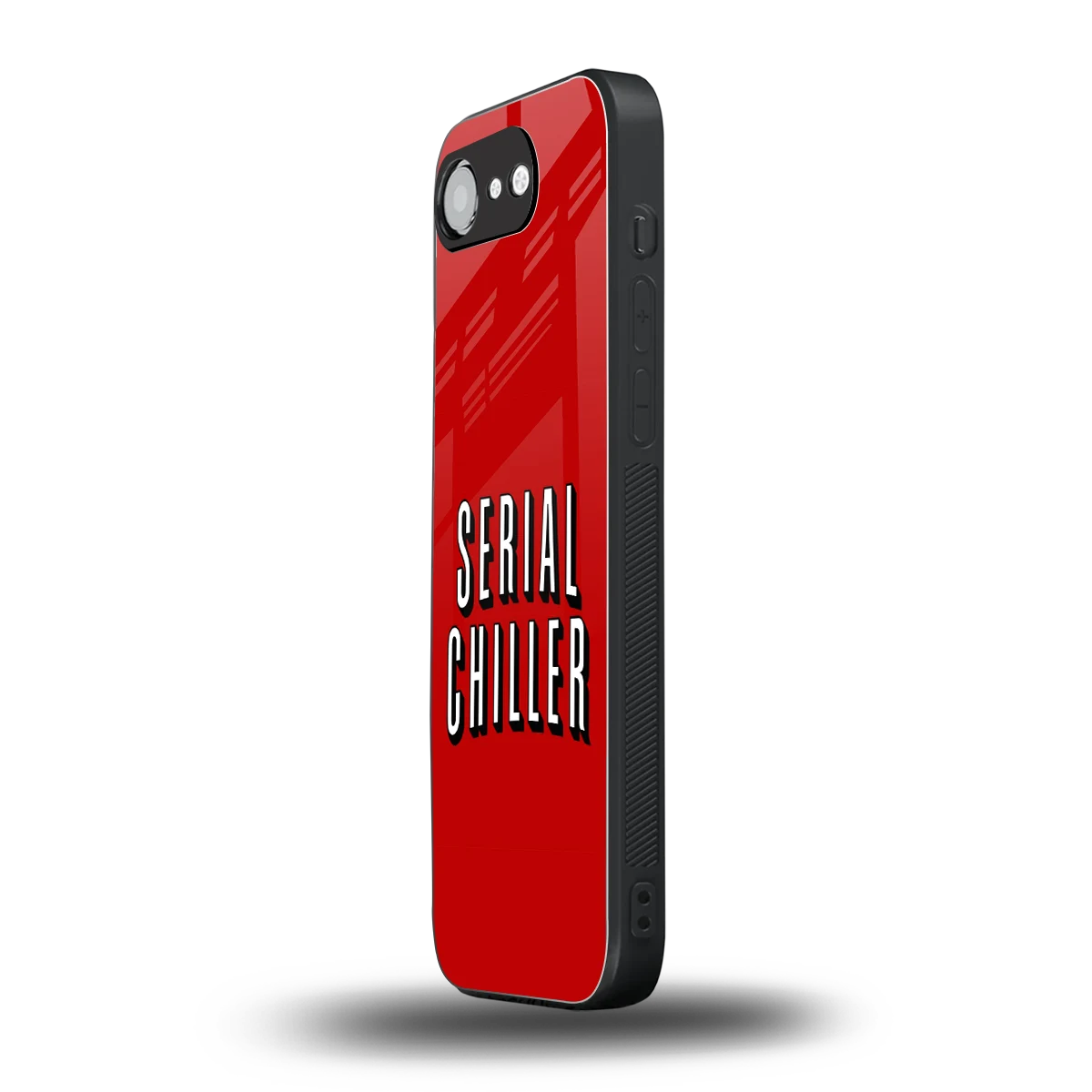 Serial Chiller iphone 16e mobile cover | shockproof glass phone case