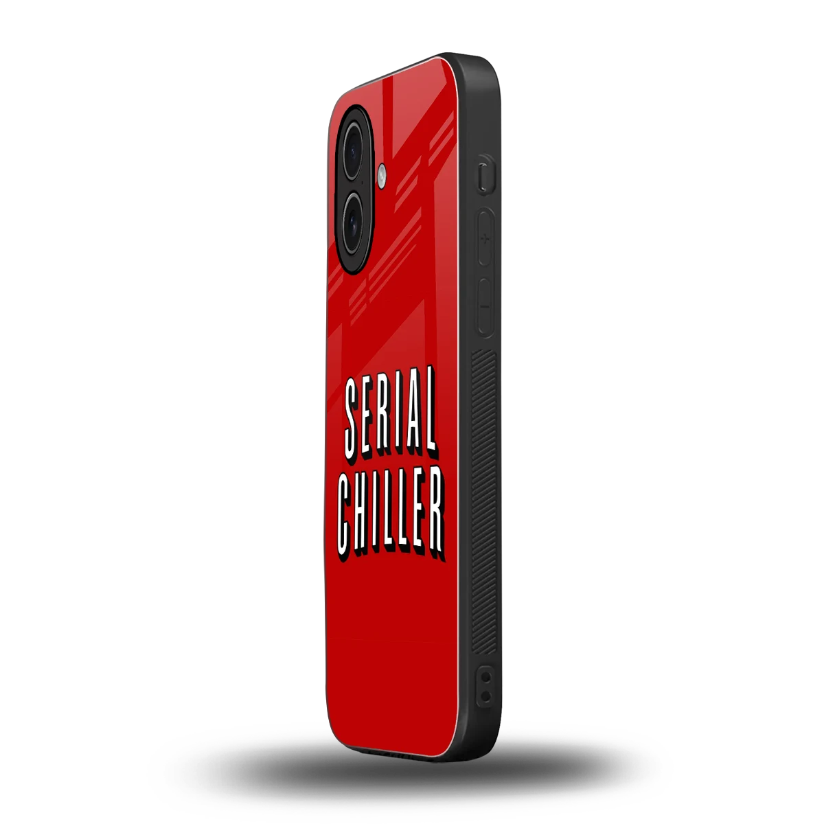 Serial Chiller iphone 17 mobile cover | shockproof glass phone case