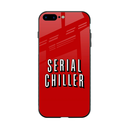 Serial Chiller back phone cover | glass case for iphone 8 plus