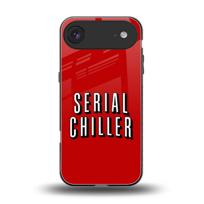 Serial Chiller back phone cover | glass case for iphone air